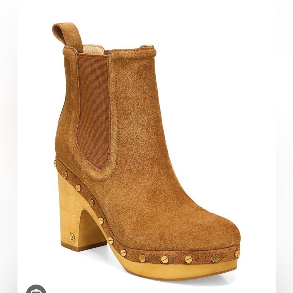 NWOT Veronica Beard Decker Suede Platform Booties